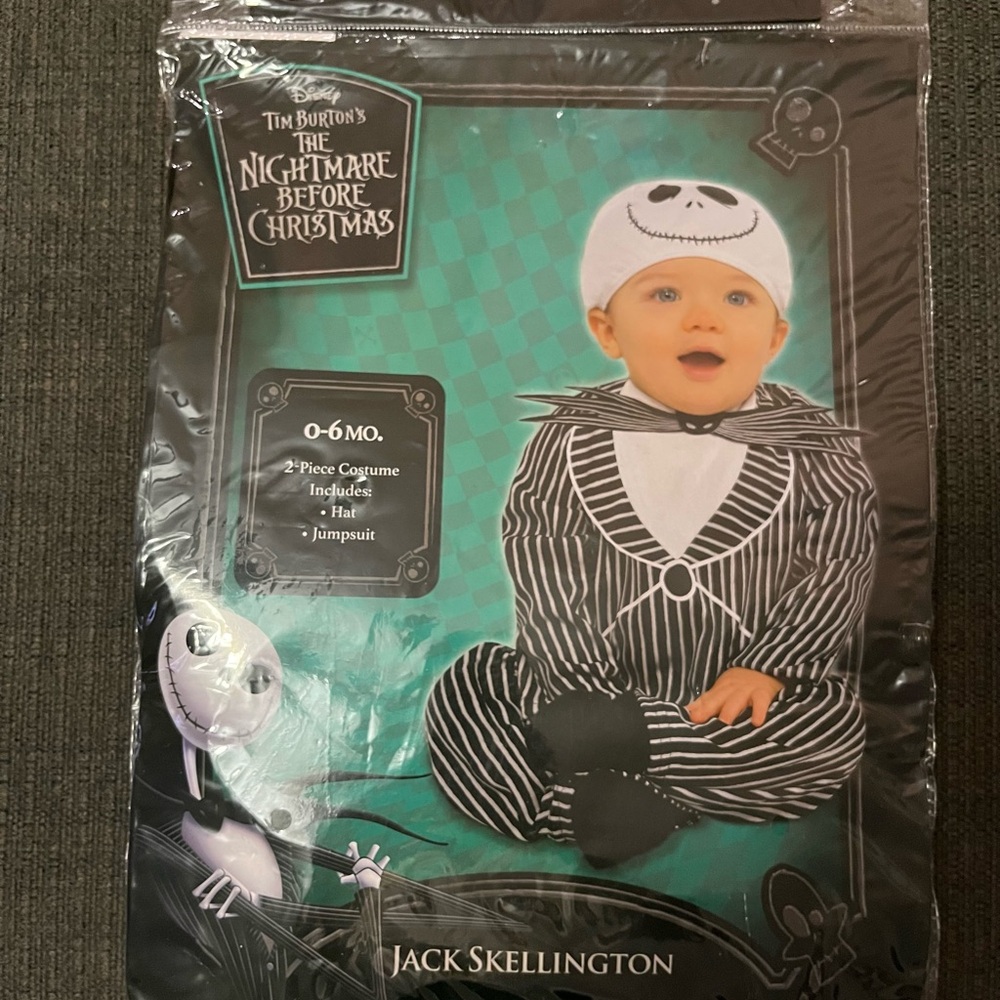 Jack Skellington Nightmare Before Christmas Disney Baby Costume